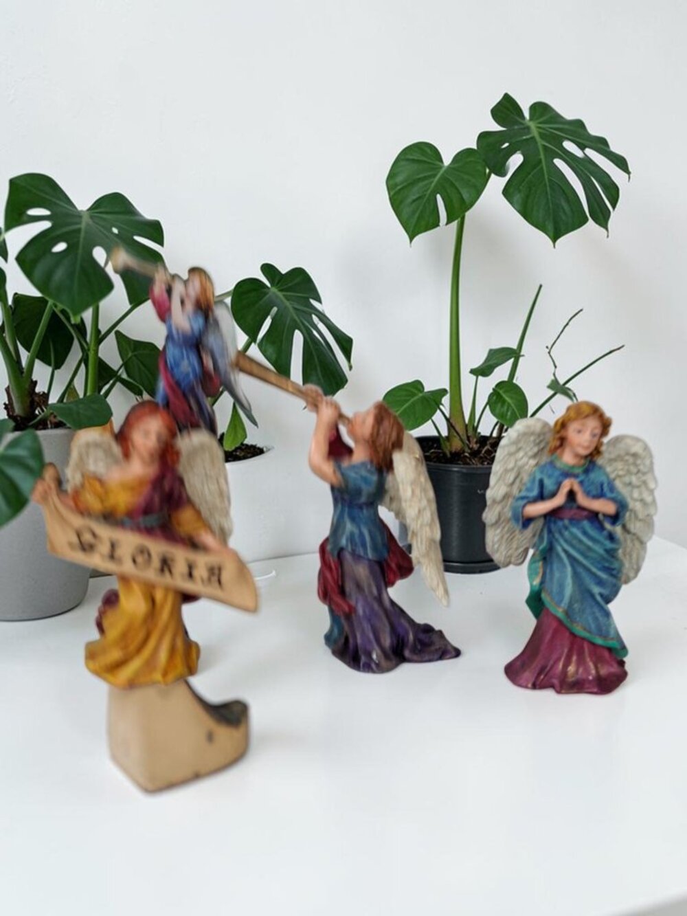 Department 56 Little Town of Bethlehem HERALDING ANGELS (Set of 3) Orig Box
